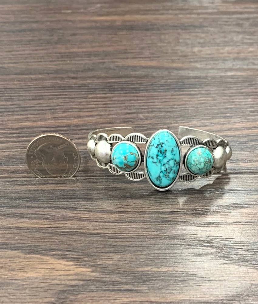 Navajo Turquoise Cuff Bracelet