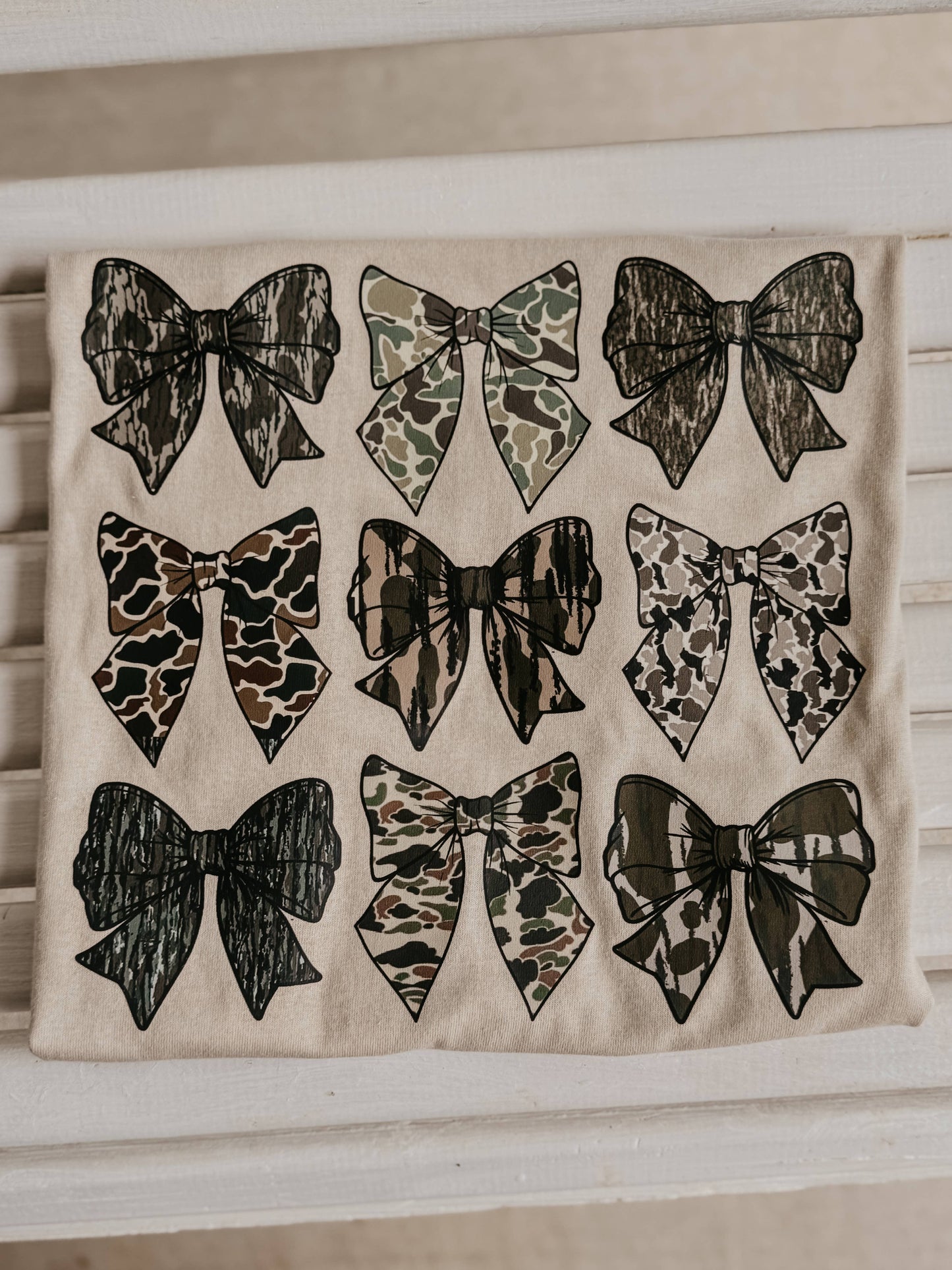 Camo Bows Top