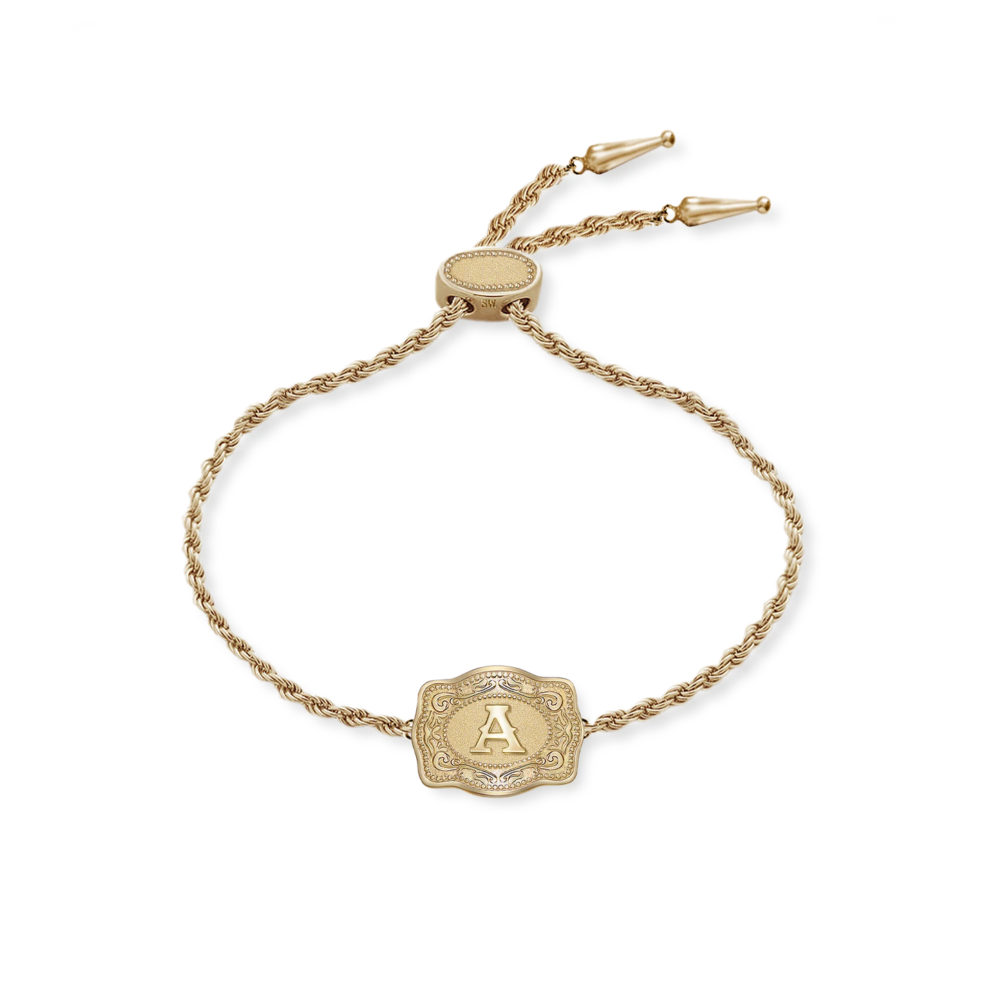 Ultra Mini Belt Buckle Bracelet Gold