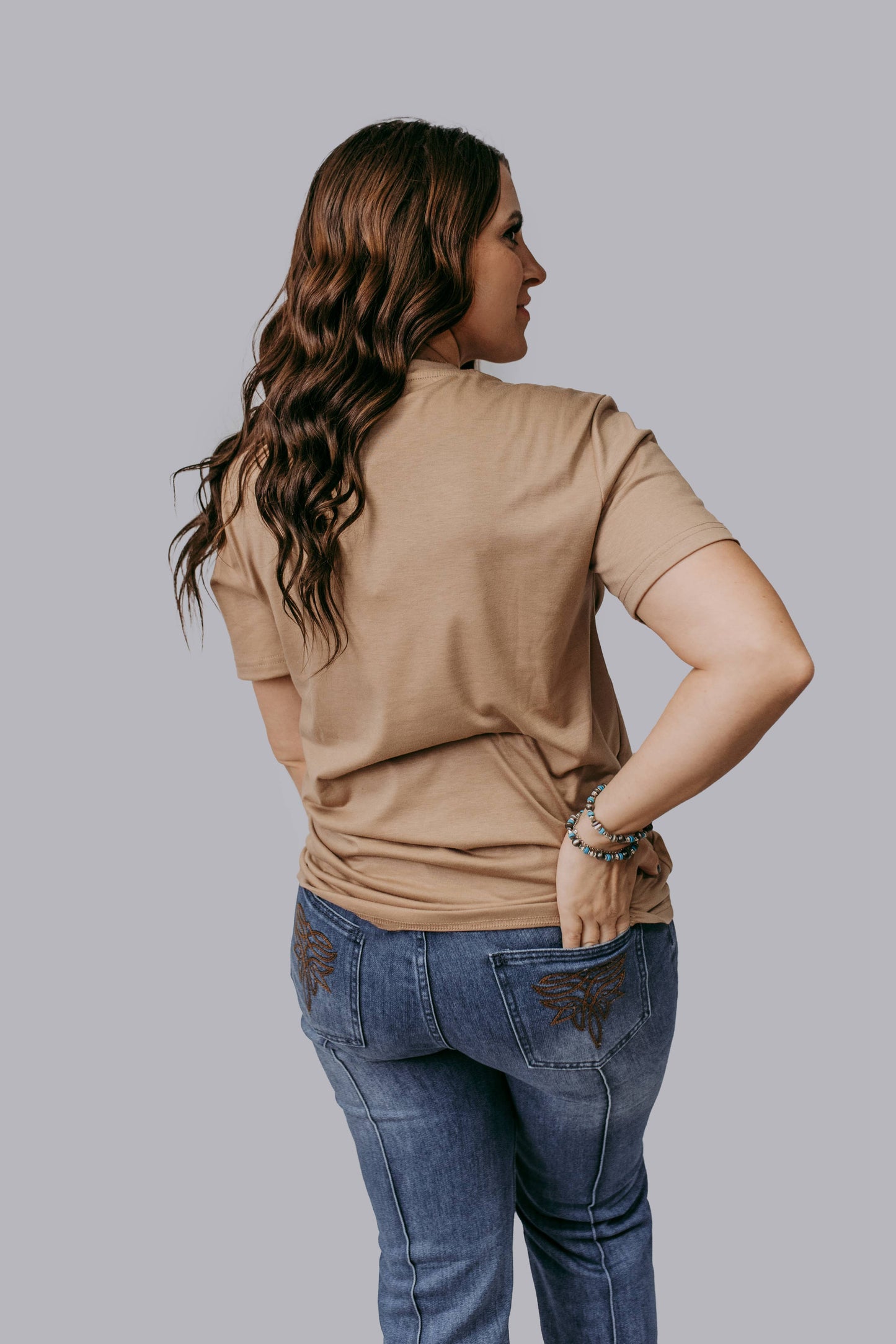 Longhorn Embroidered Tee