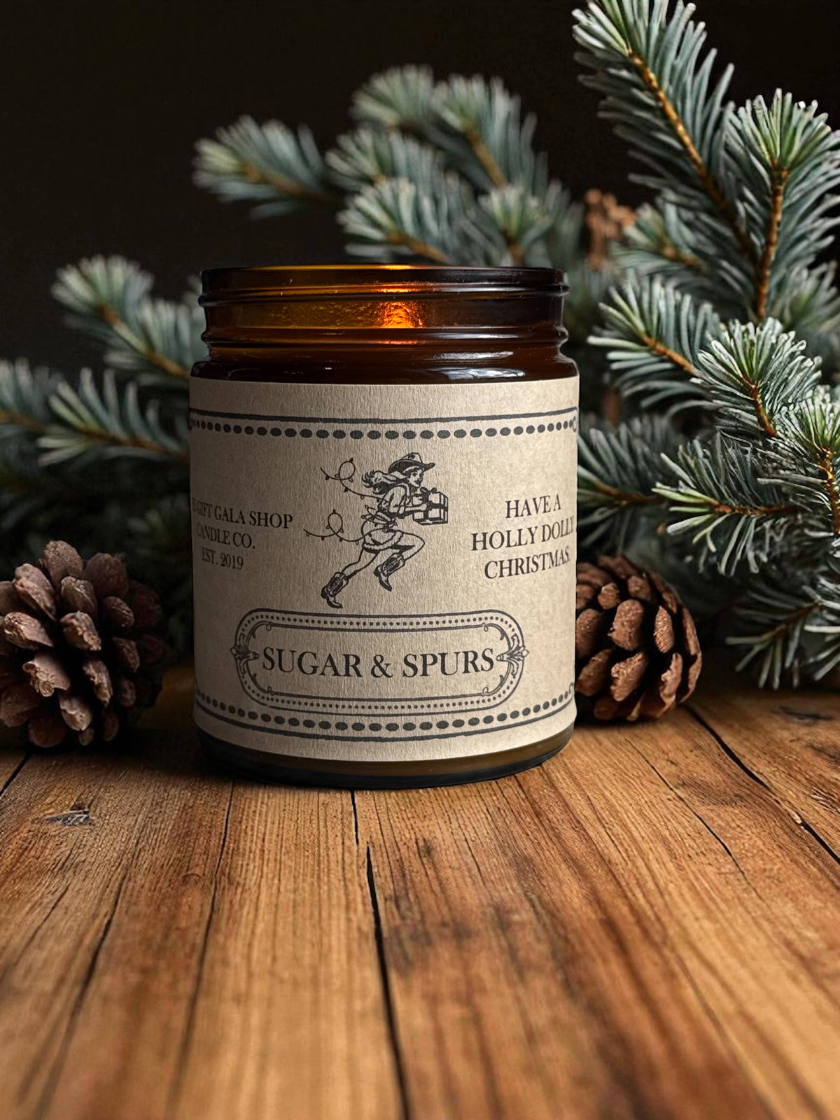 "Sugar & Spurs” Western Soy Candles