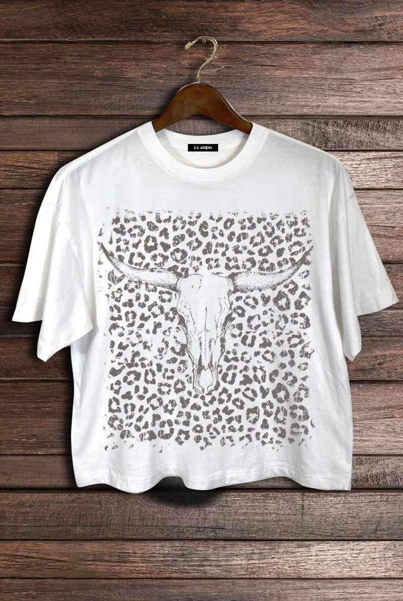 Longhorn Crop Tee