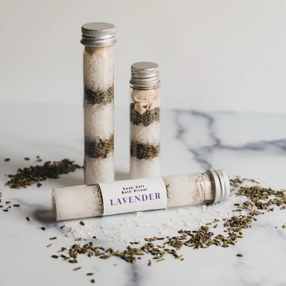 Botanical Bath Salt Tube : Lavender