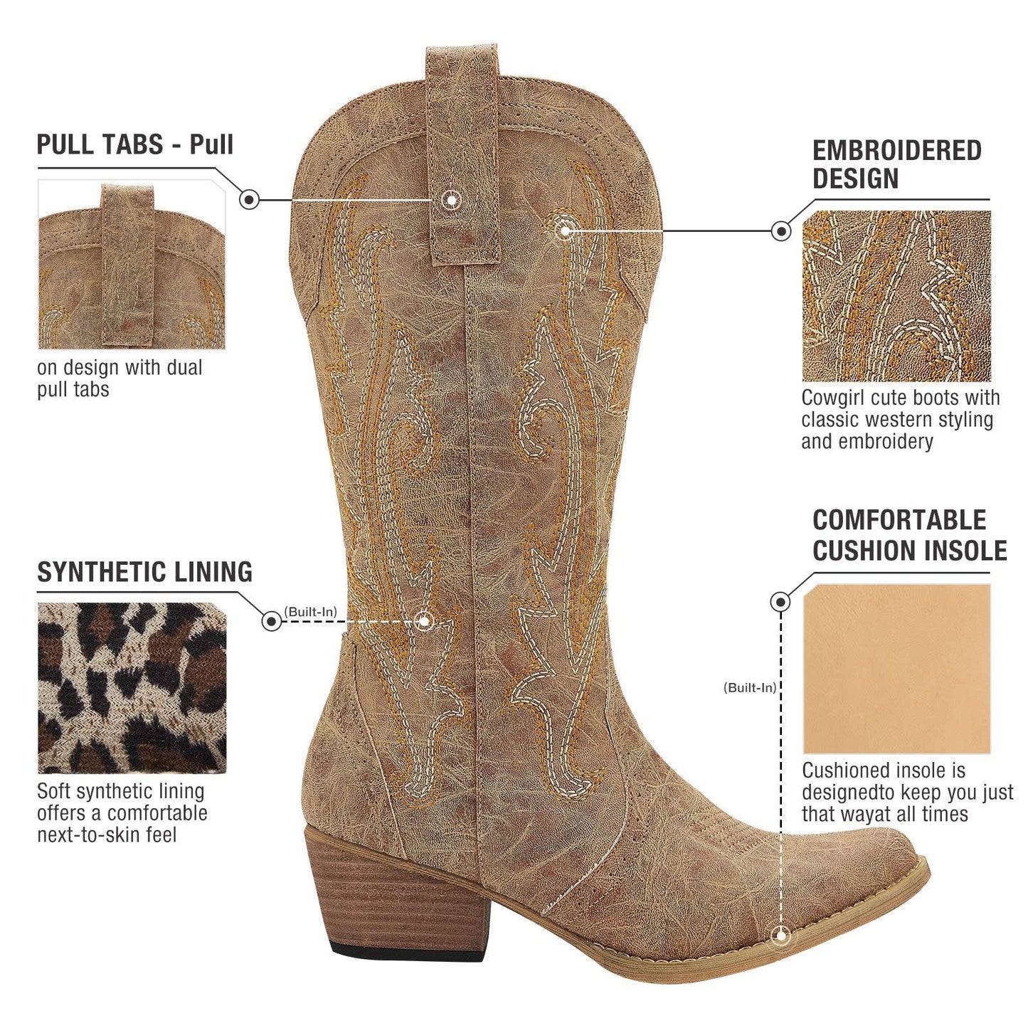 Harrison Boot ( Tan)