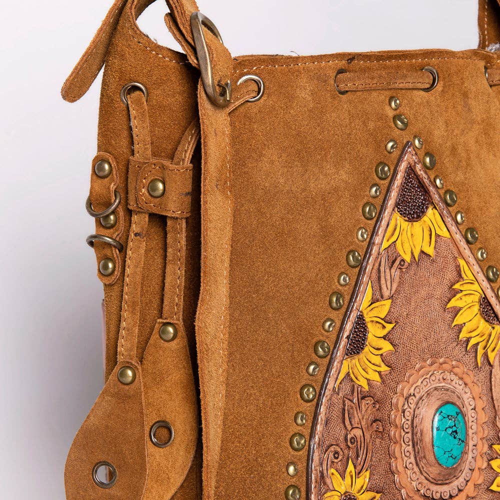 Quinn Messenger Genuine Leather