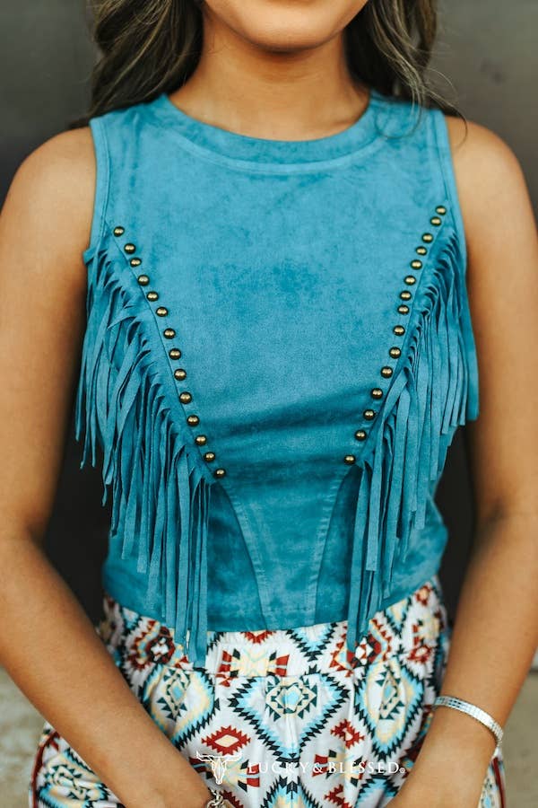 Wendy Top Teal