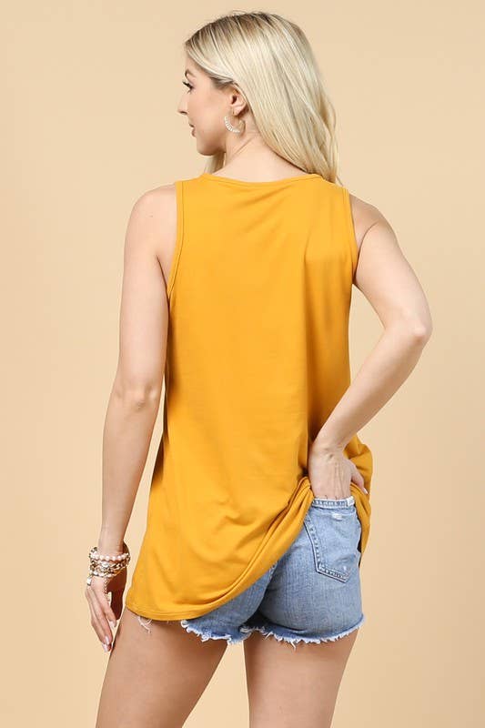 Nicole Top Mustard
