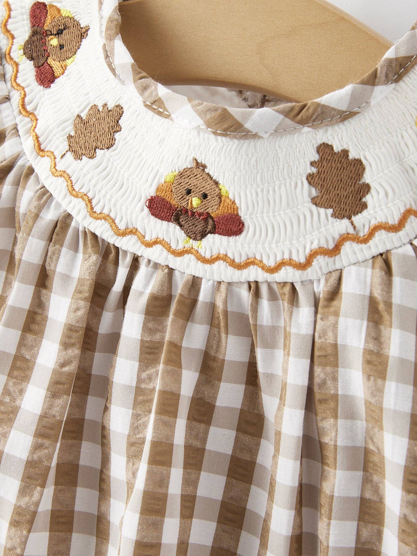 Thanksgiving Smocking Romper