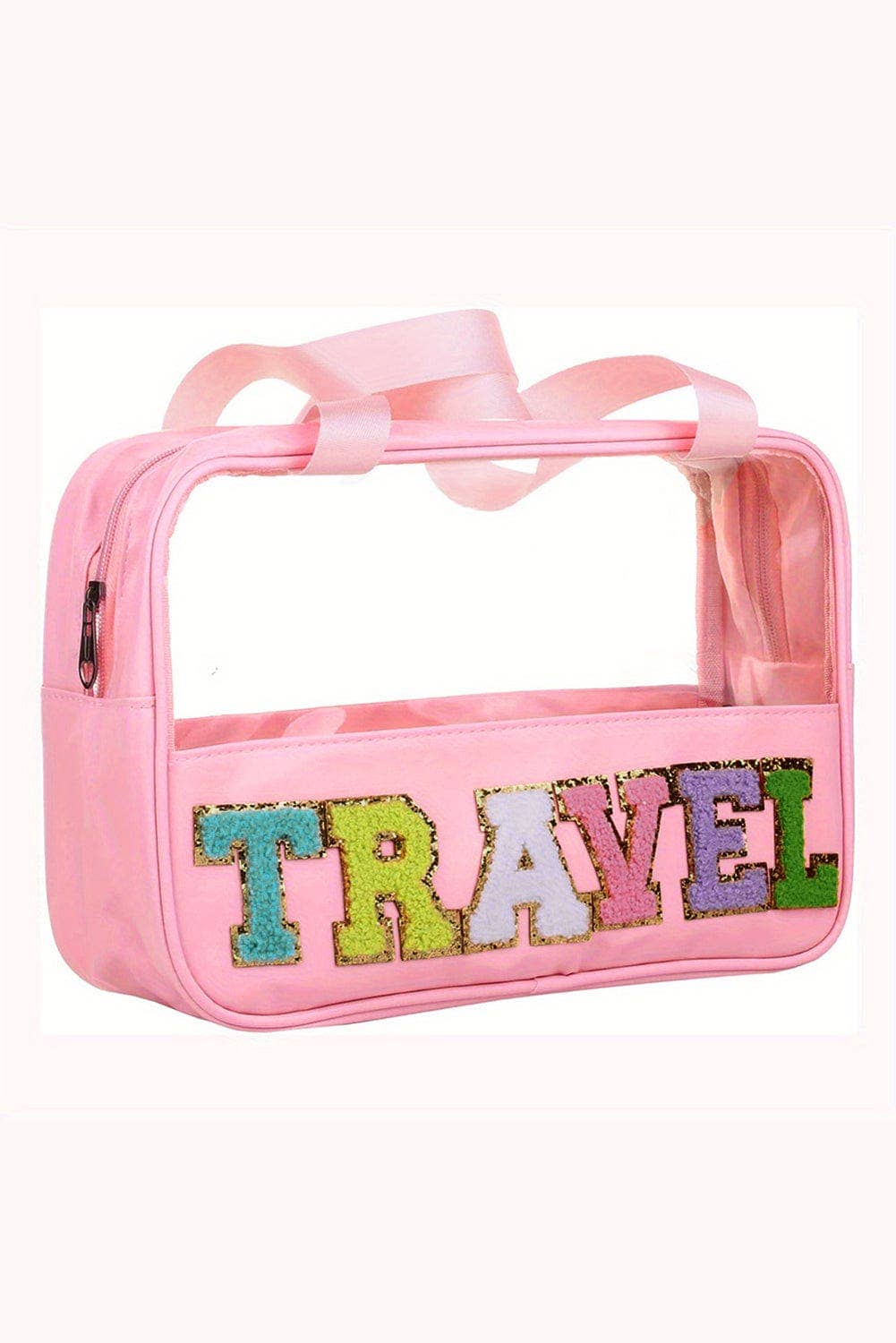 Travel Makeup Bag: Light Pink