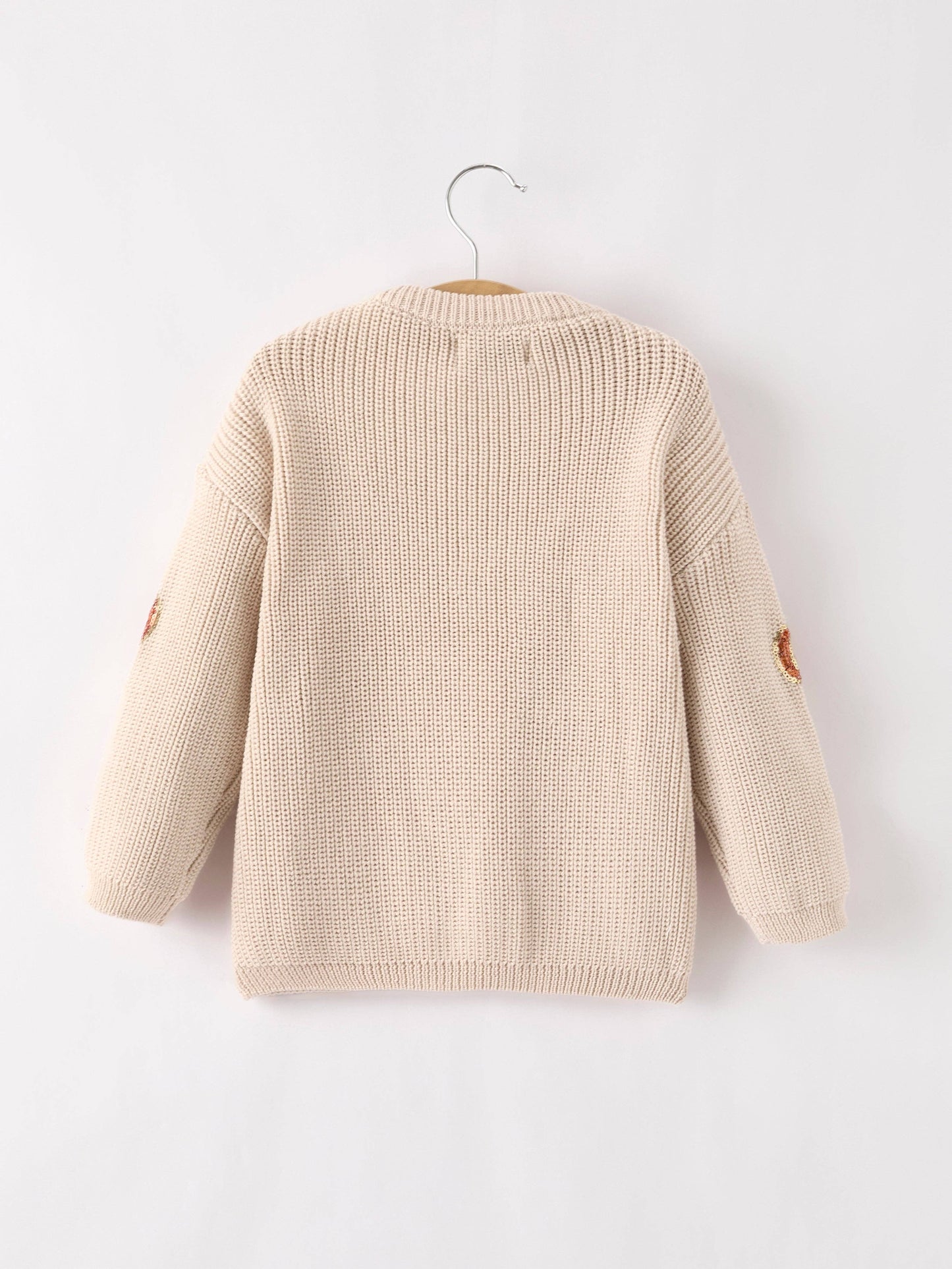 Thanksgiving Pumpkin Sequin Sweater