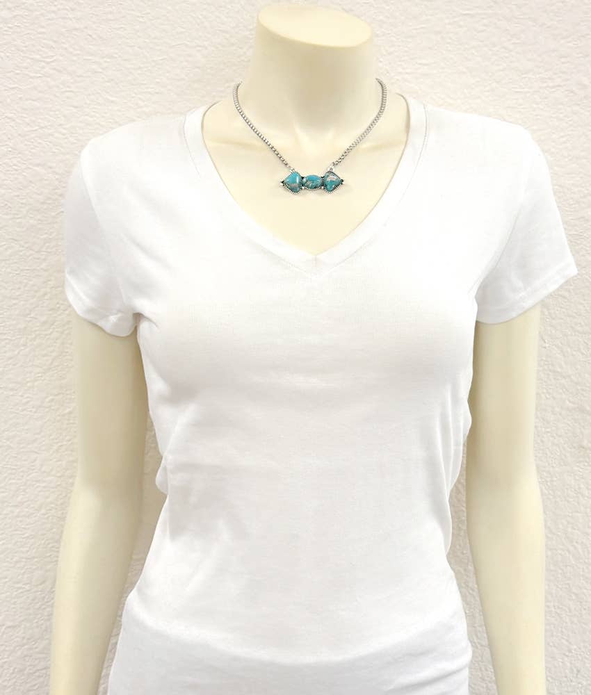 17" Western Gemstone Necklace