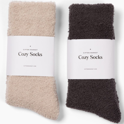 Cozy Cloud Socks - Charcoal