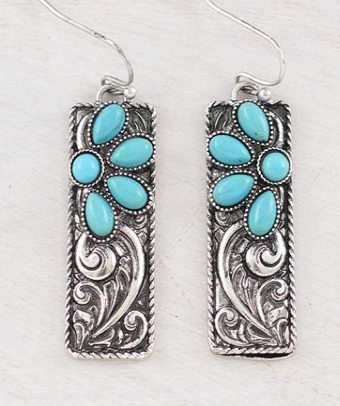 Western Turquoise Earrings