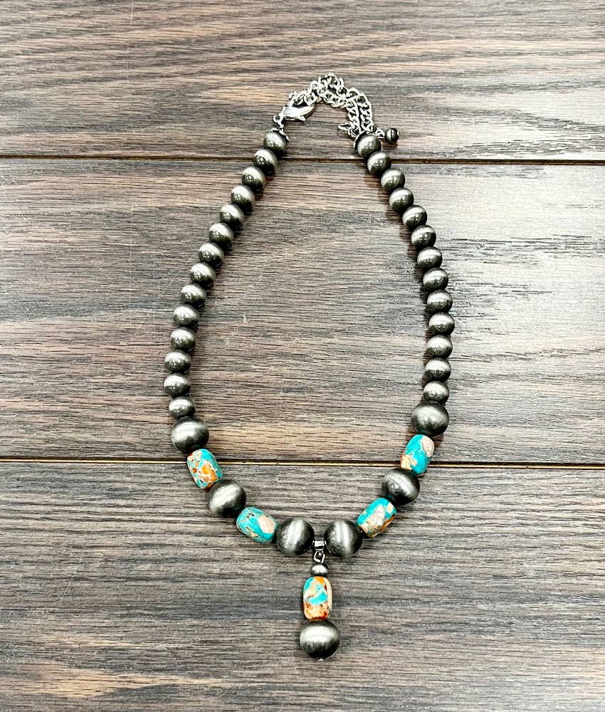 16" Western Gemstone Necklace