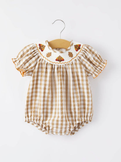 Thanksgiving Smocking Romper
