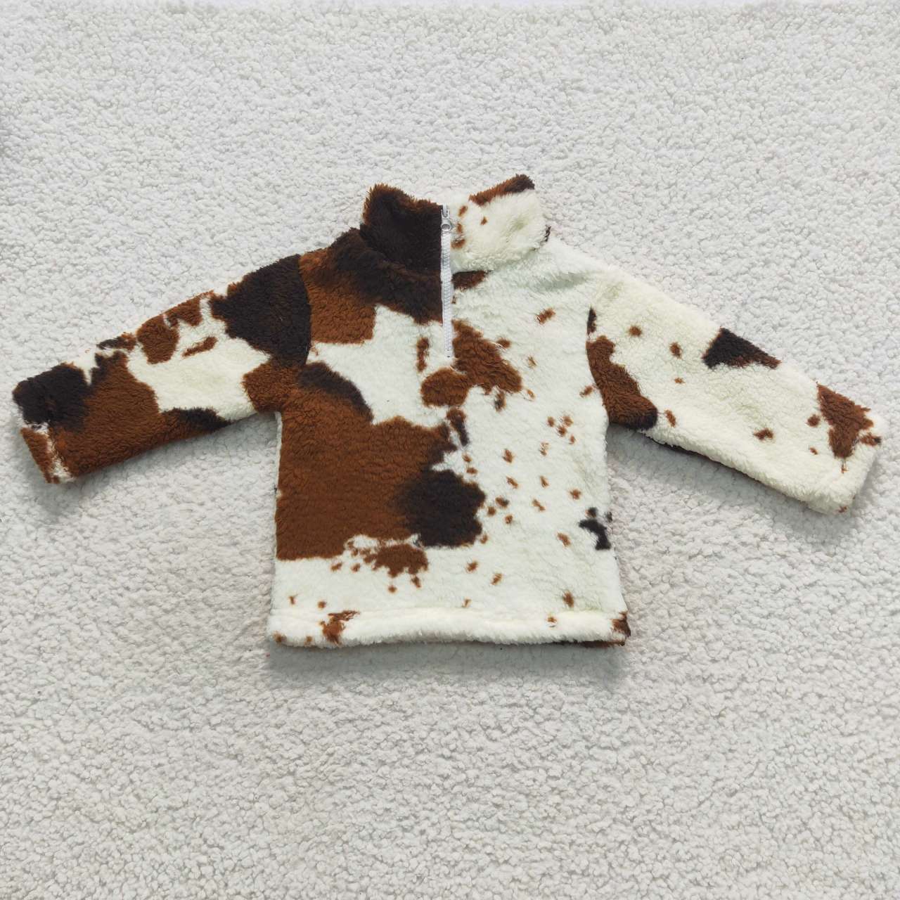 Cow Print Long Sleeve Pullovers