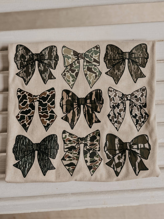 Camo Bows Top