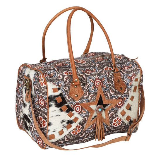 Loretta Upcycled Canvas Weekender
