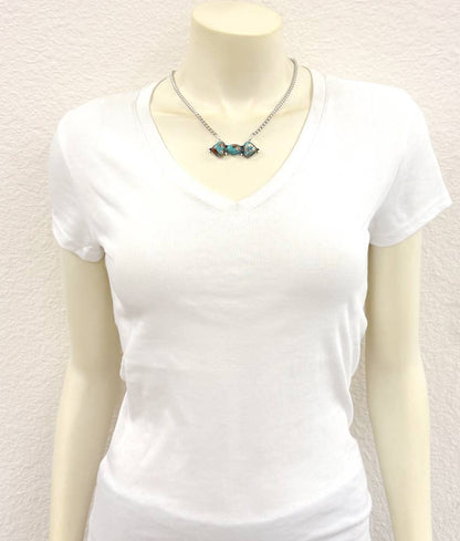 17" Western Gemstone Necklace