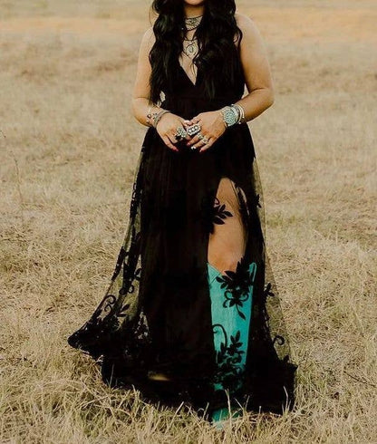 Coachella Lace flare dress