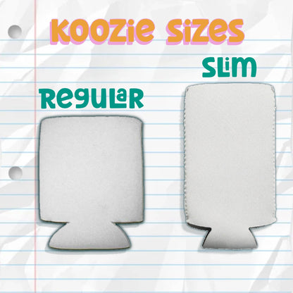 I heart USA patriotic koozies: Slims