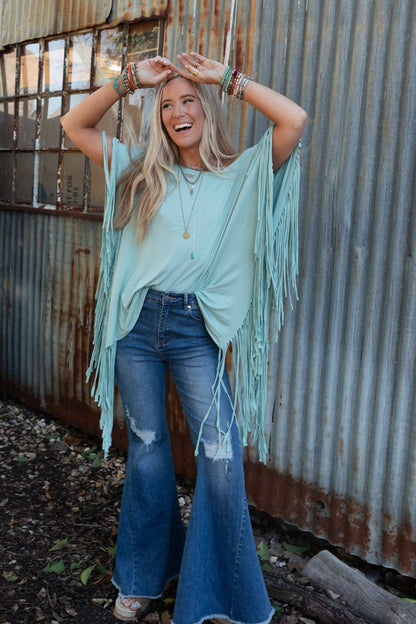 Showstopper Top ( Seafoam)