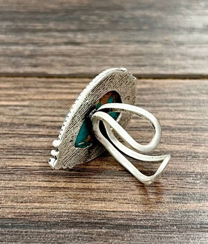 Teardrop Gemstone Ring