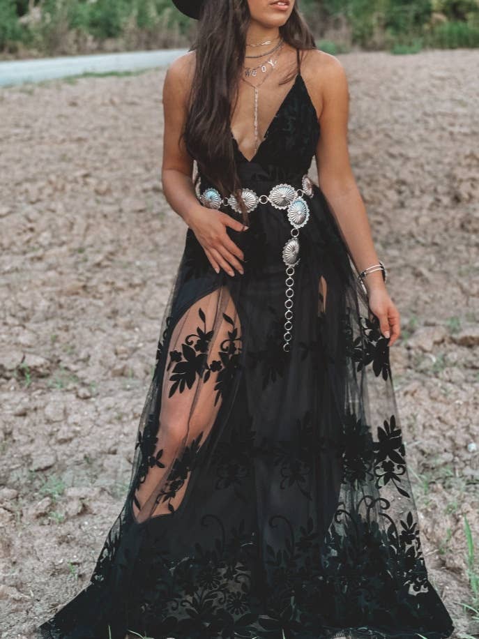 Coachella Lace flare dress