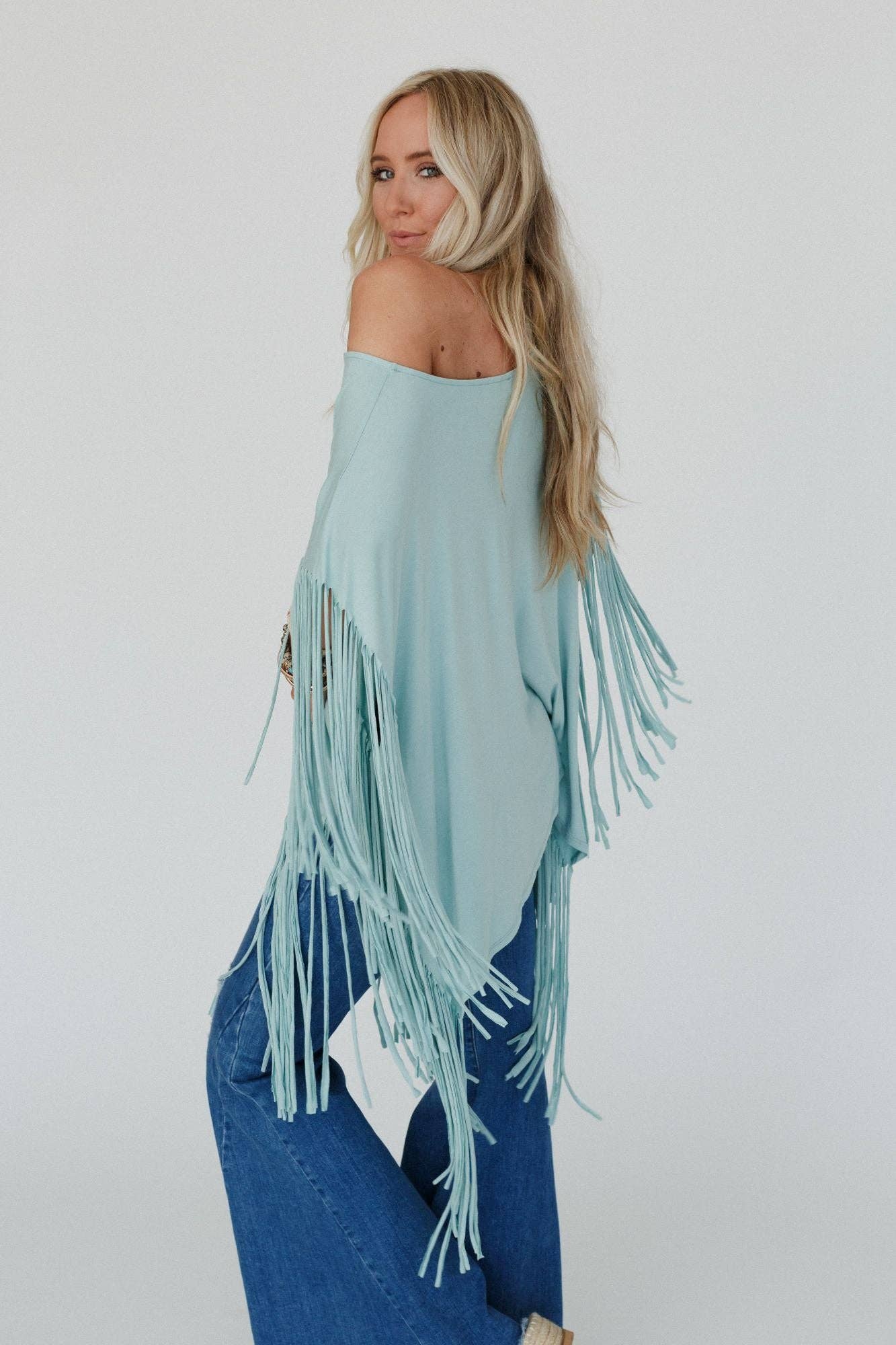 Showstopper Top ( Seafoam)