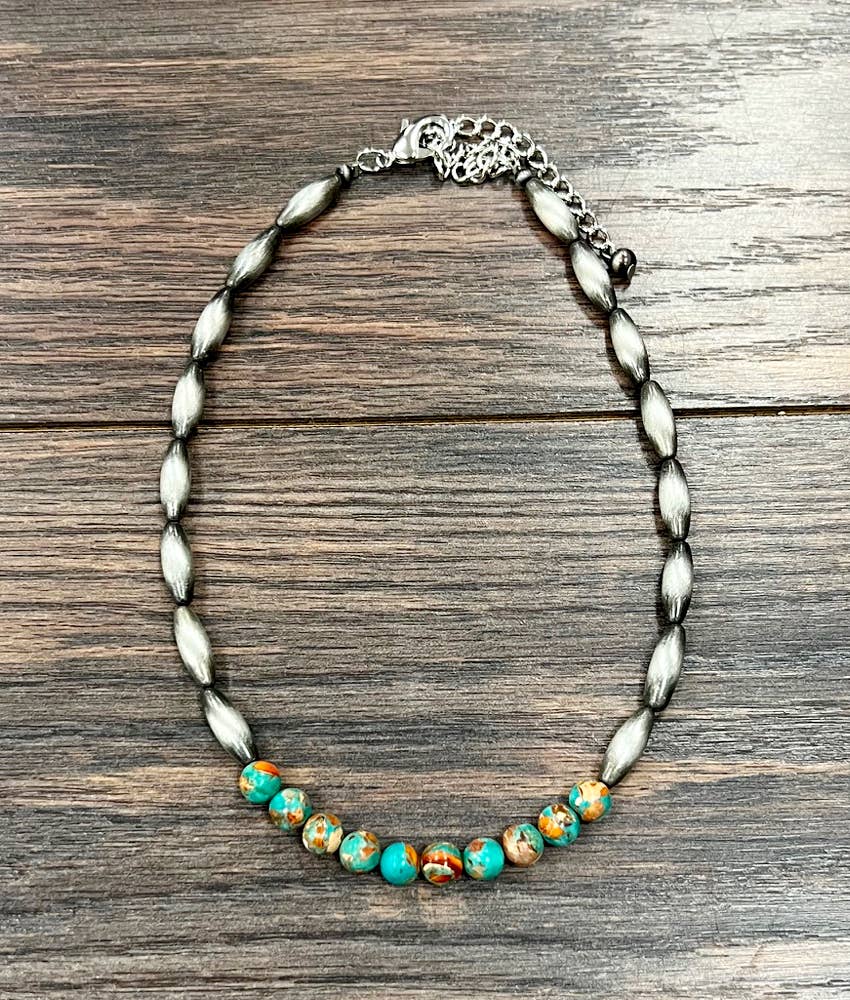 15" Western Gemstone Necklace