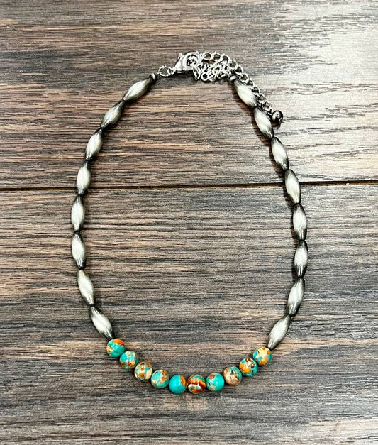 15" Western Gemstone Necklace