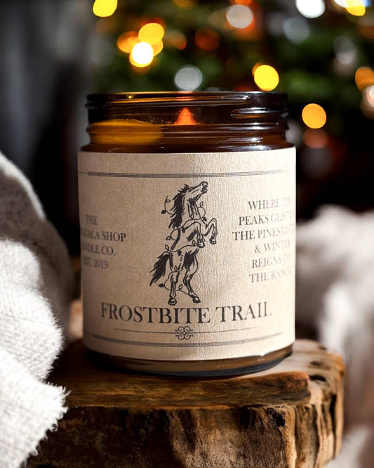 "Frostbite Trail” Western Candle