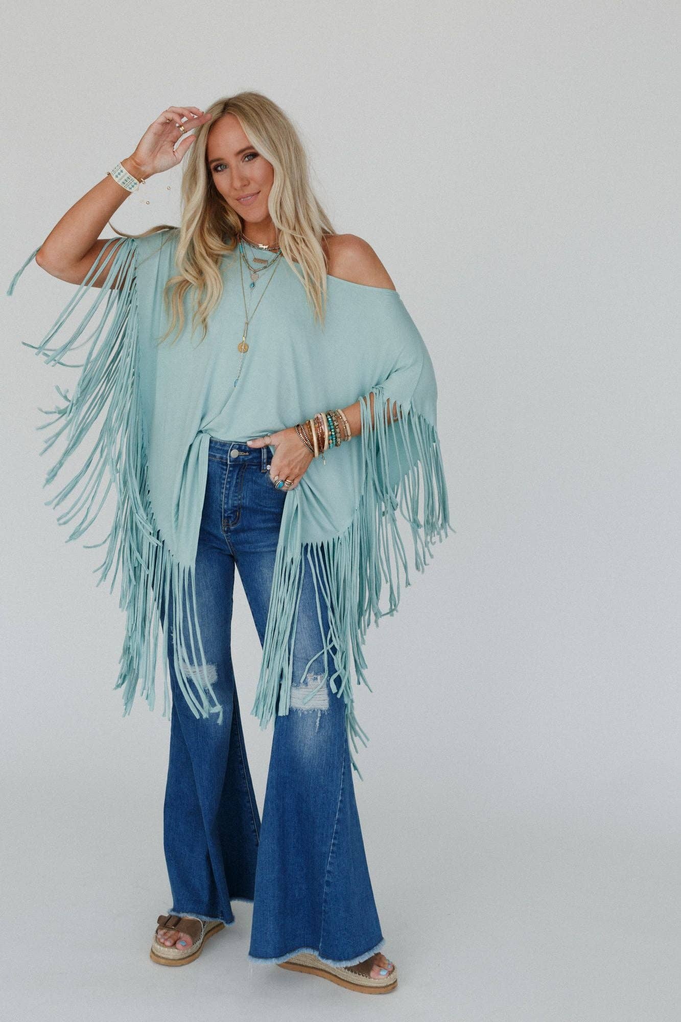 Showstopper Top ( Seafoam)