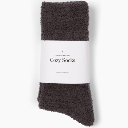 Cozy Cloud Socks - Charcoal