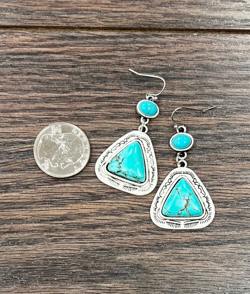 Boho Turquoise Earrings