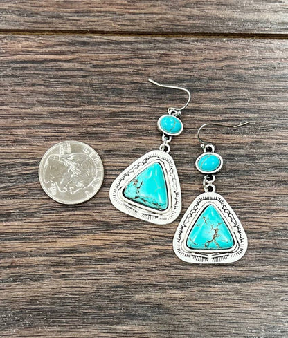 Boho Turquoise Earrings
