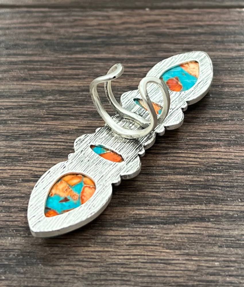 Gemstone Adjustable Ring