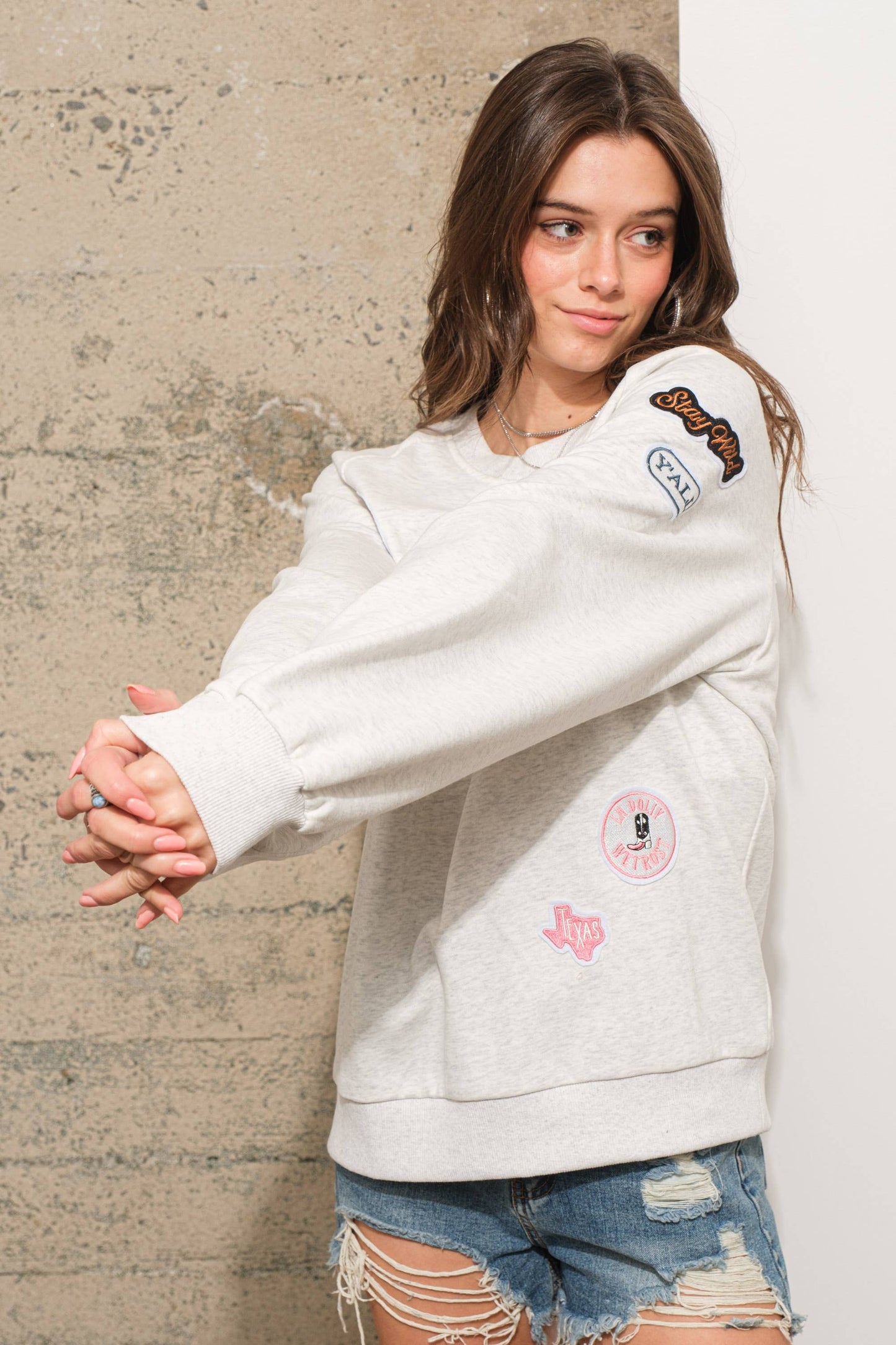 Jess Patch Sweatshirt