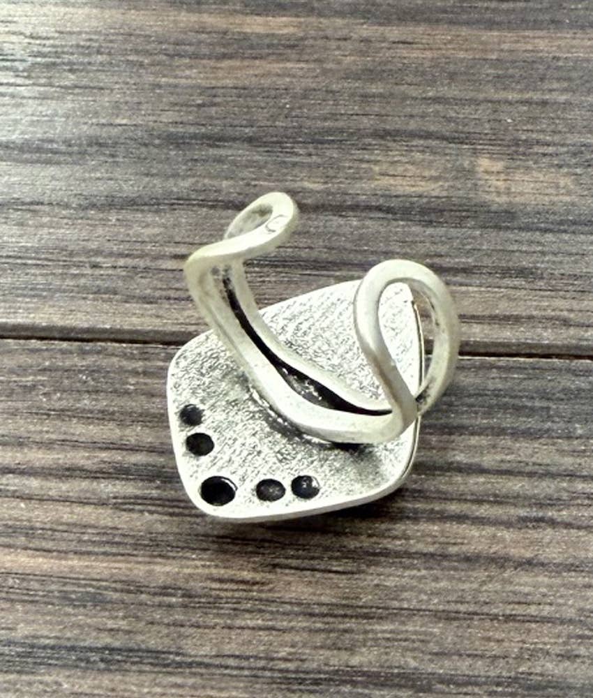 1.2" Western Gemstone Adjustable Ring