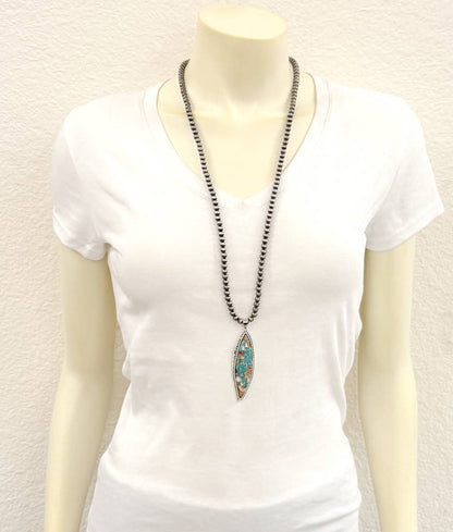 30" Western Gemstone Necklace