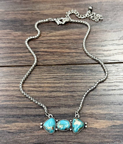 17" Western Gemstone Necklace