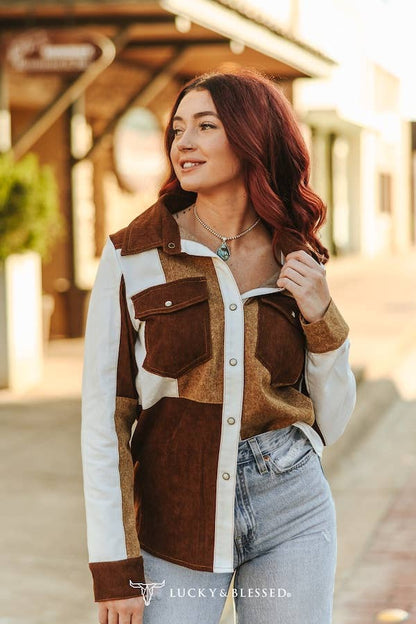 Tara Pearl Snap Top