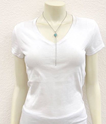 Handmade Drop Turquoise Necklace