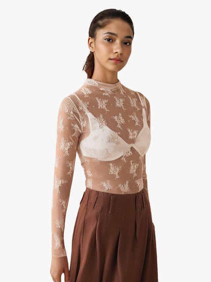 Loretta Lace Top (WHITE)