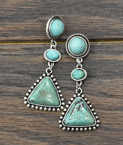 Turquoise Post Earrings