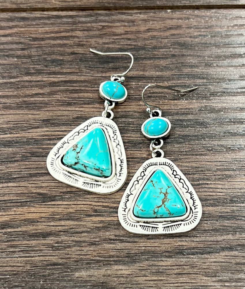 Boho Turquoise Earrings