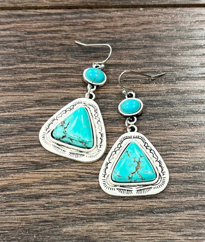 Boho Turquoise Earrings