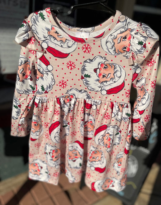 Snowflake and Santa Dress