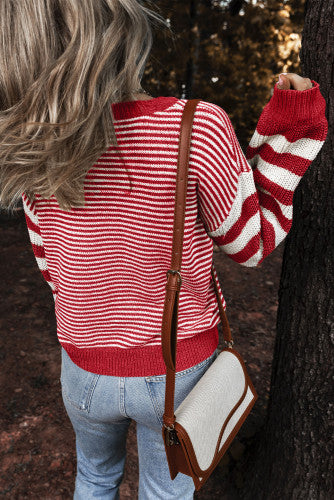 Candy Cane Jane Sweater