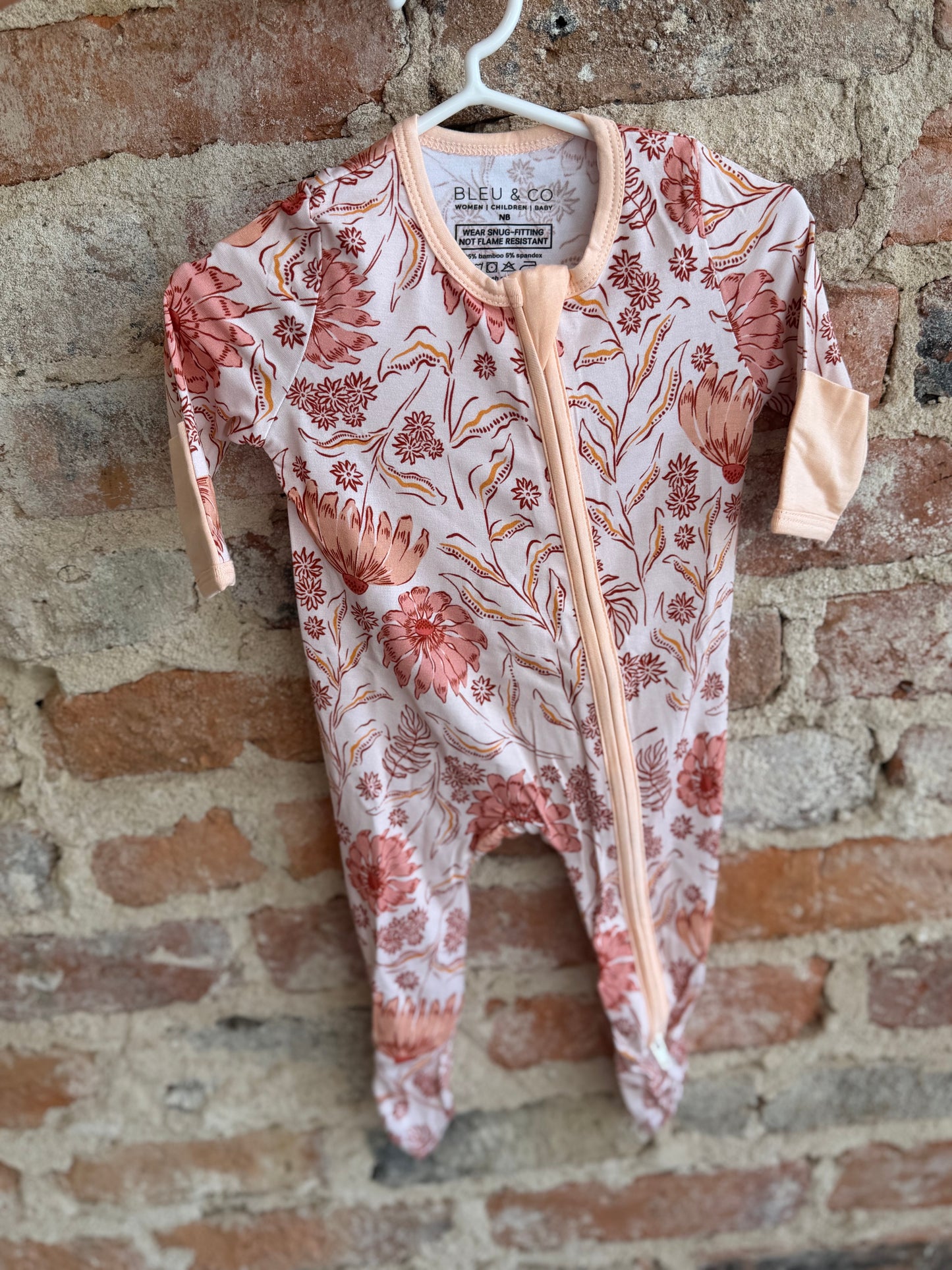 Coral Daisy Pajamas